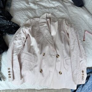 Light Pink St. Cloud Double-Breasted Blazer